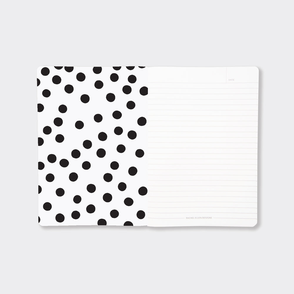 A5 Notebook - Notes Florals | Red & Pink Design