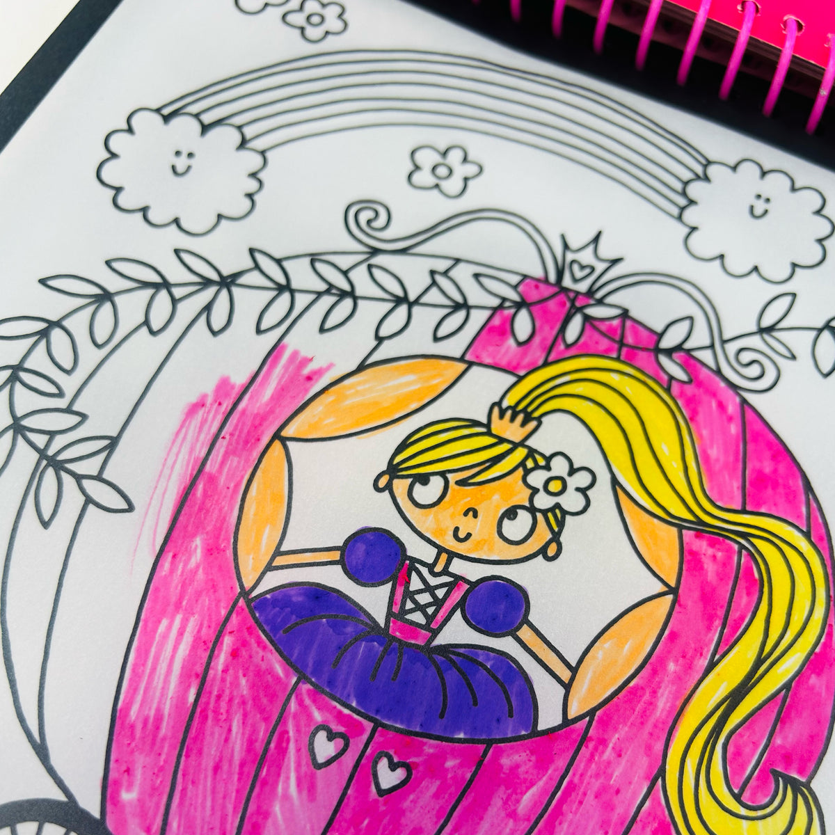 Activity Book with Scratch Art & Stickers - Fairytale Princess