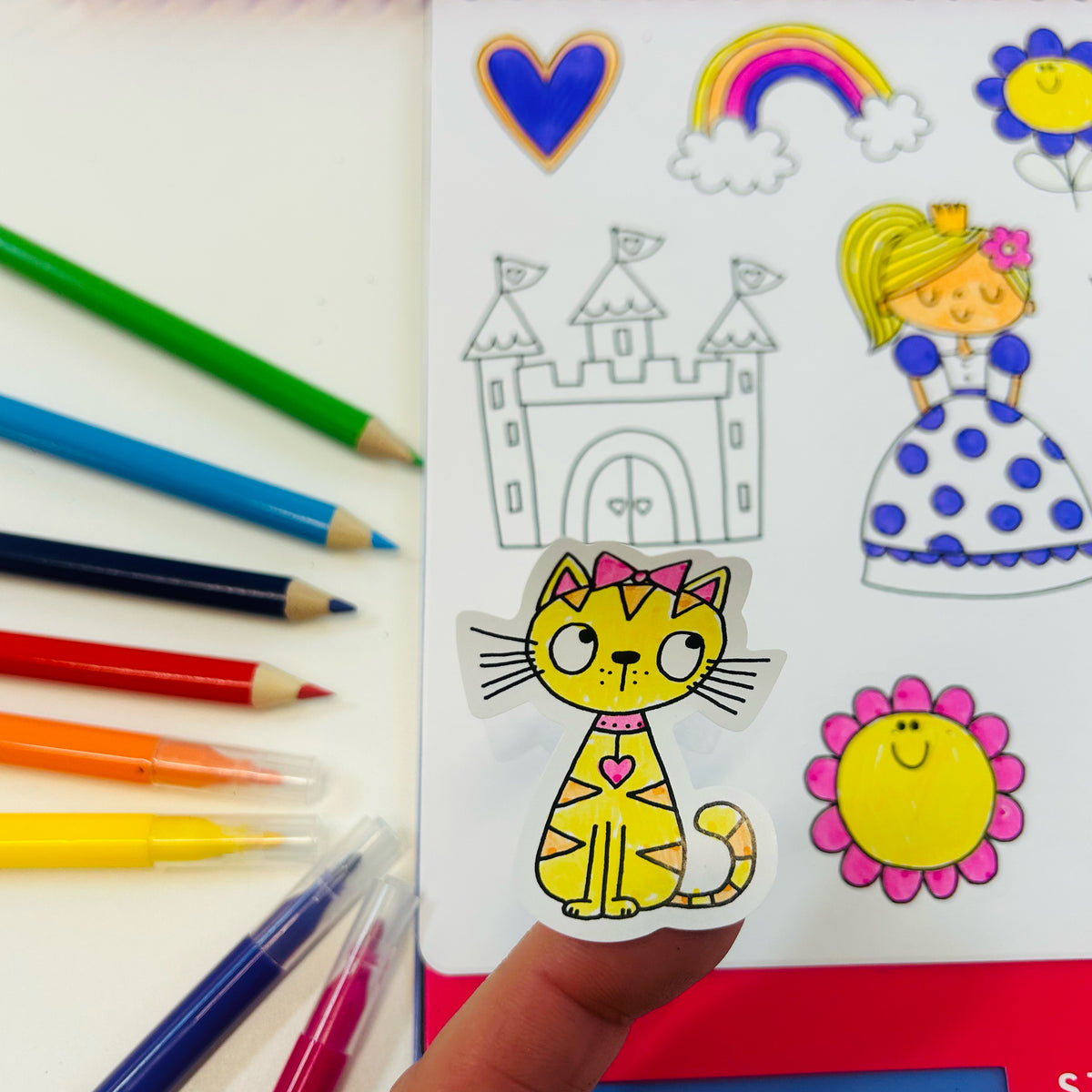 Activity Book with Scratch Art & Stickers - Fairytale Princess