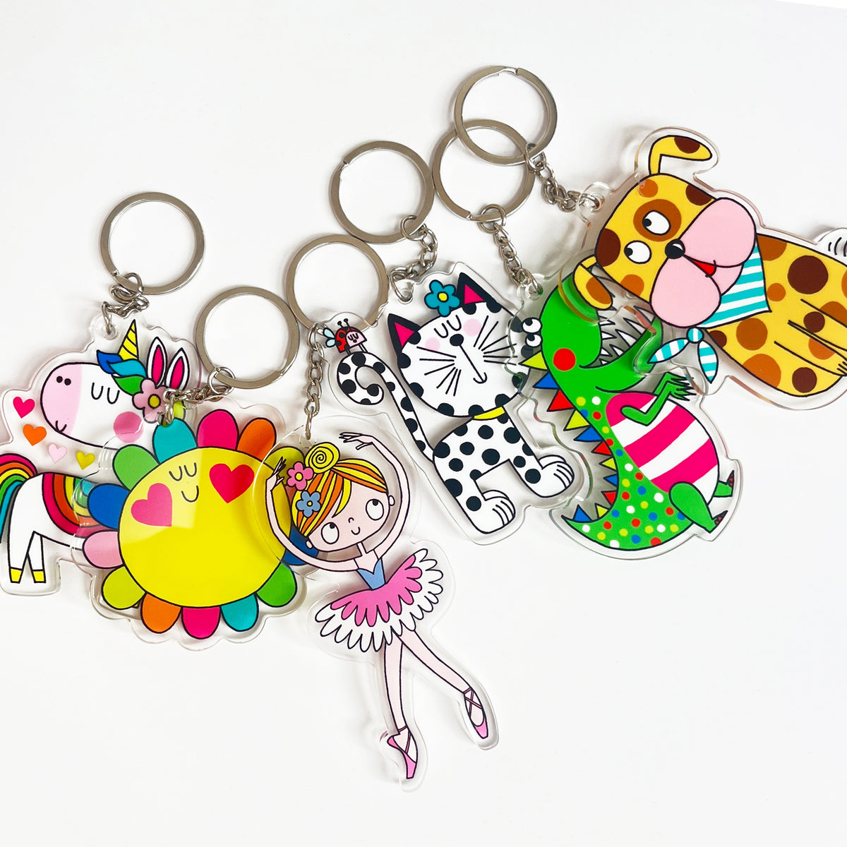 Acrylic Keyrings - Dog