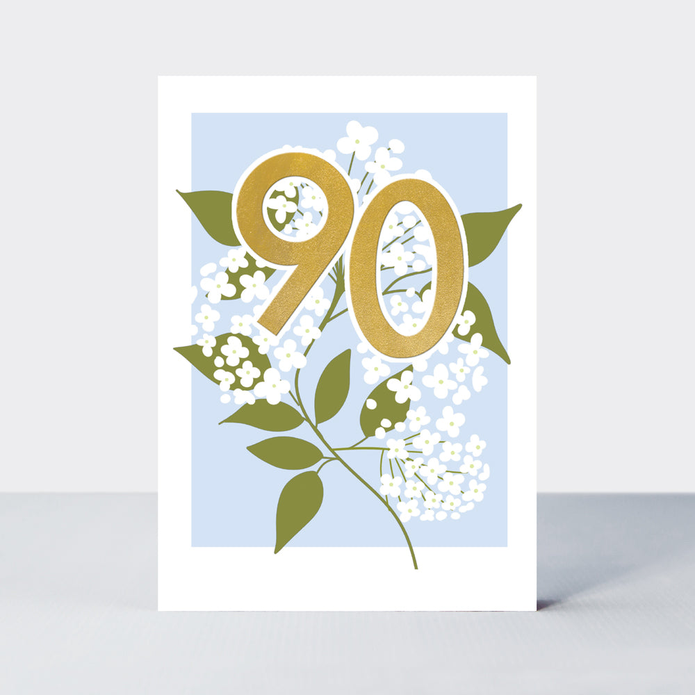 Belle - Age 90 Birthday Card