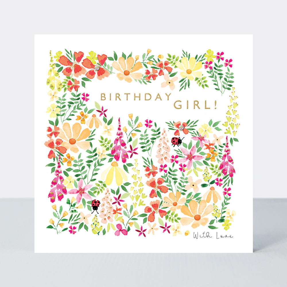Blossom - Birthday Girl Meadow - Birthday Card