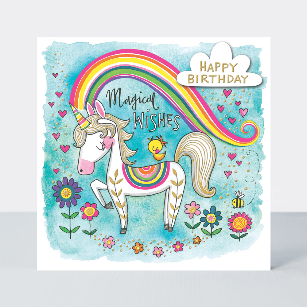 Chatterbox - Magical Wishes Unicorn - Birthday Card