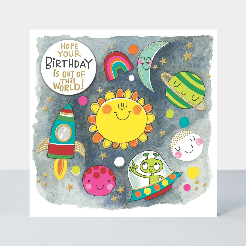 Chatterbox - Space Out of this World - Birthday Card