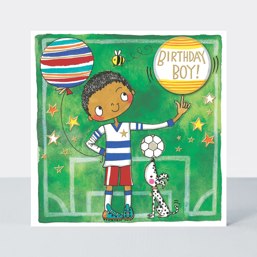 Chatterbox - Birthday Boy - Boy & Football - Birthday Card