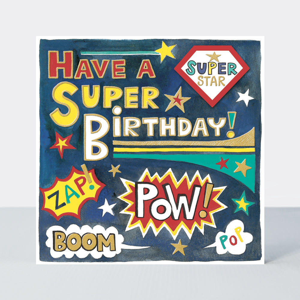 Chatterbox - Super Birthday Text - Birthday Card