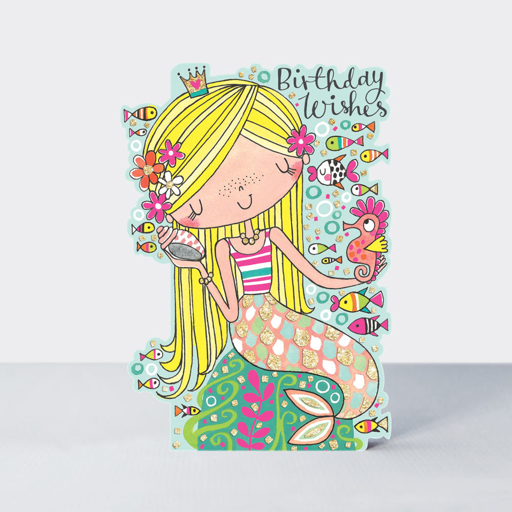 Little Darlings - Birthday Wishes Mermaid - Birthday Card