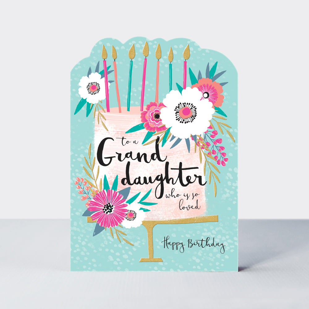 Delilah - Granddaughter Birthday Cake - Birthday Card