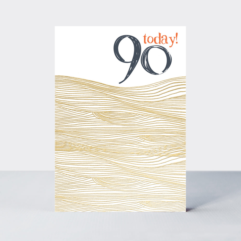 Ebb & Flow - 90th Birthday - Birthday Card