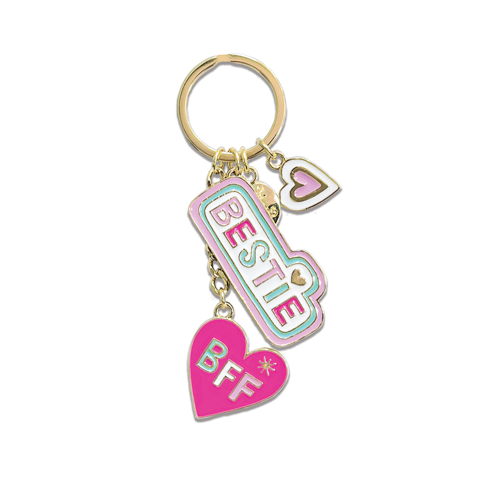 Enamel Keyrings - Bestie