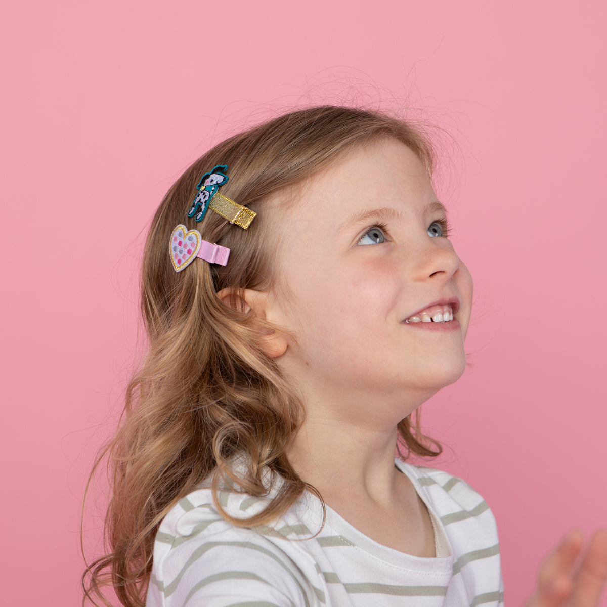 Hair Clips (2 Pack) - Hearts