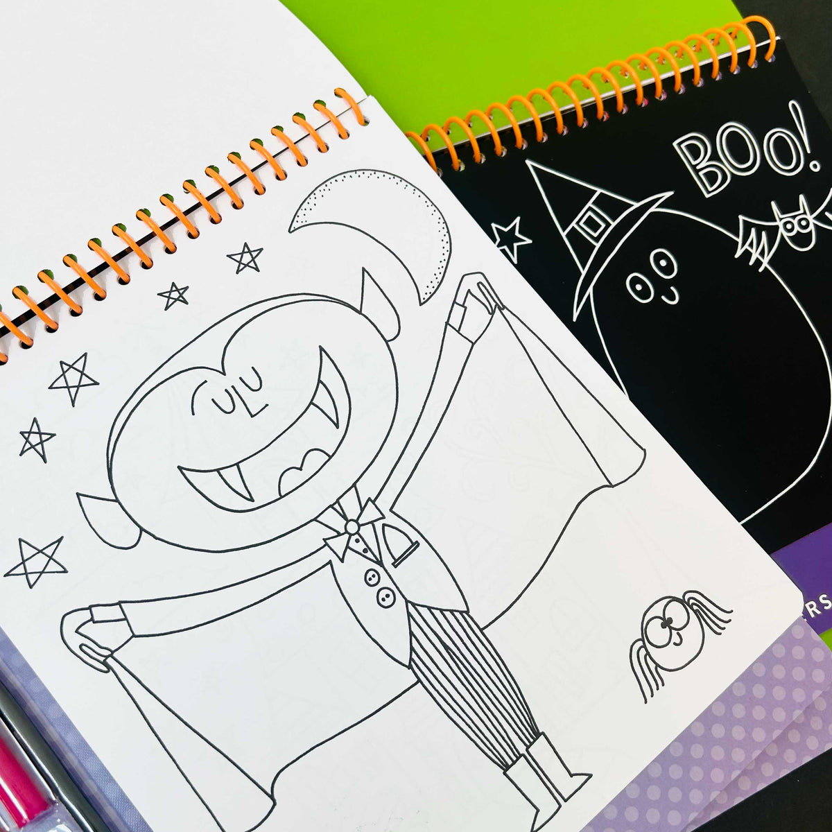 Halloween Activity Book with Scratch Art & Stickers