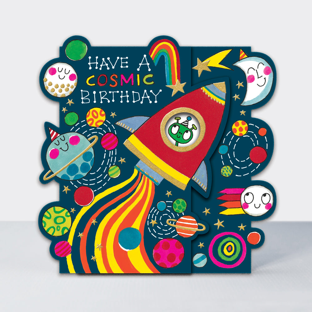 Hip Hop - Cosmic Birthday Space - Birthday Card