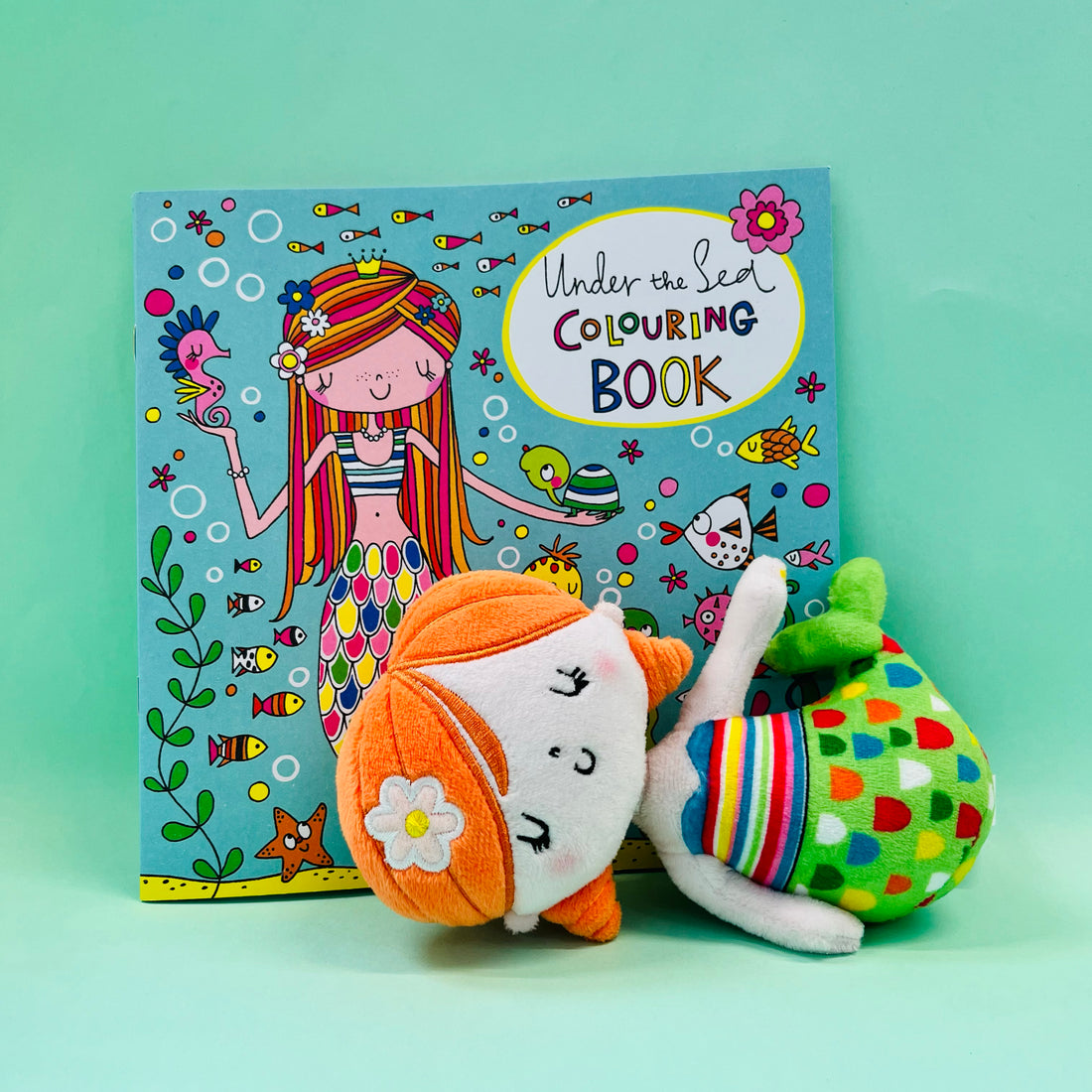 Suds the Mermaid Soft Toy + Free Colouring Book