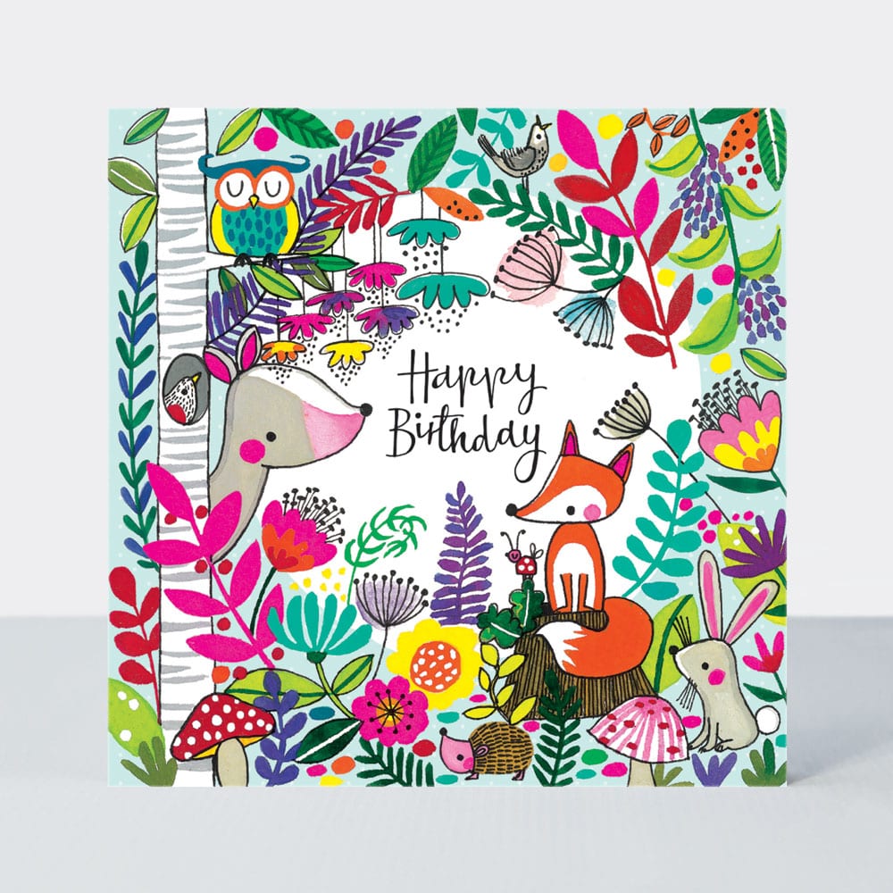 Jigsaw Card - Woodland - Birthday Card