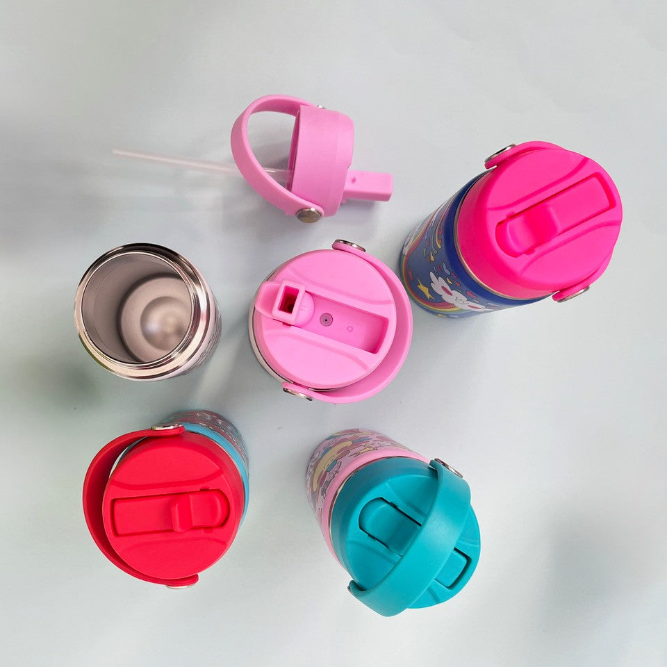 Dinosaur Kids Insulated Stainless Steel Water Bottle - 340ml