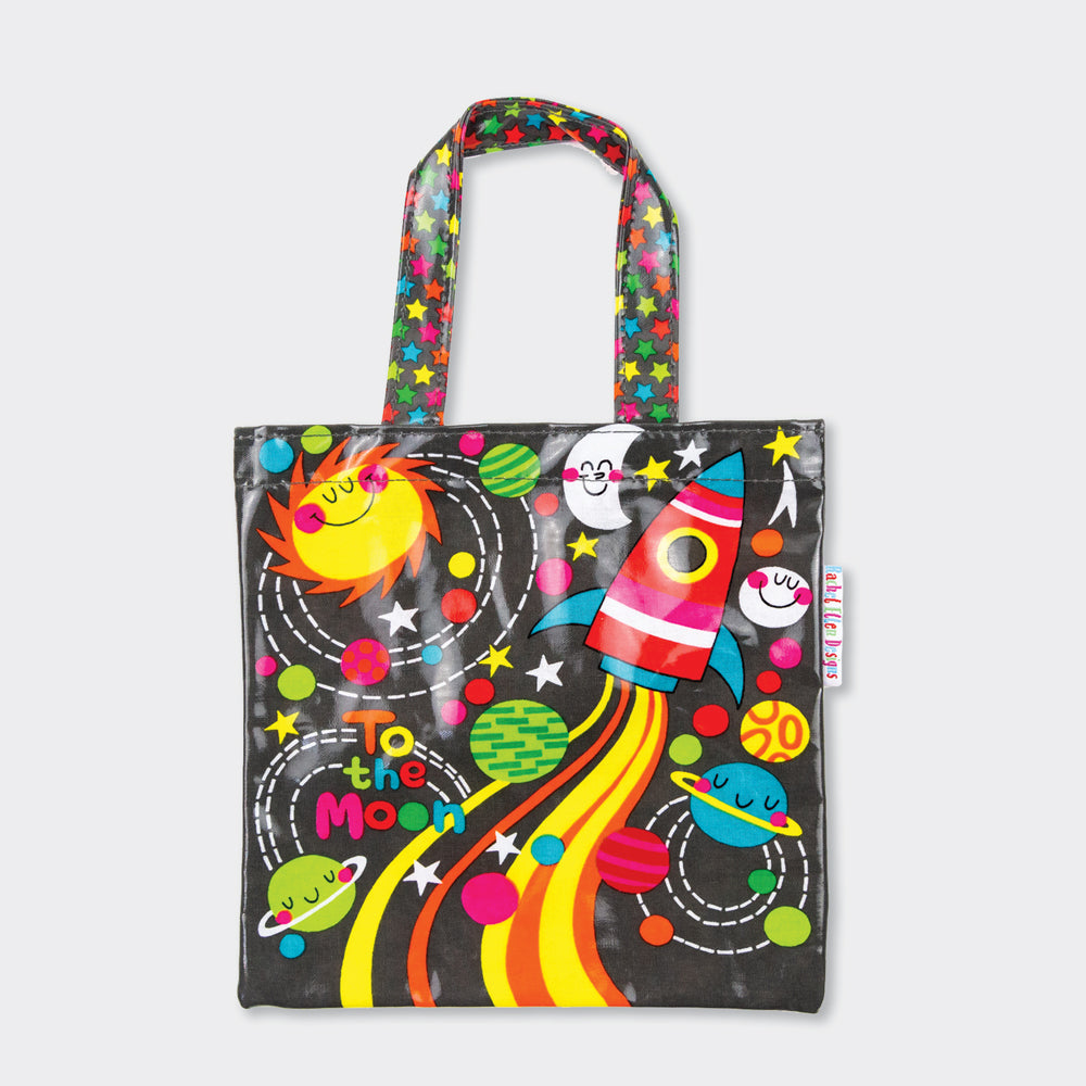 Mini Tote Bags - To The Moon/ Space
