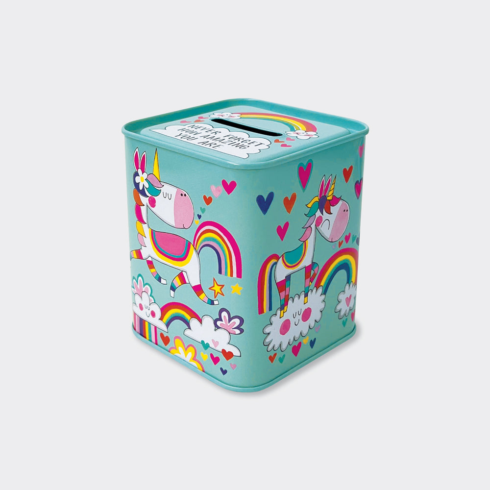 Kids Money Box Tin - Never Forget How Amazing You Are
