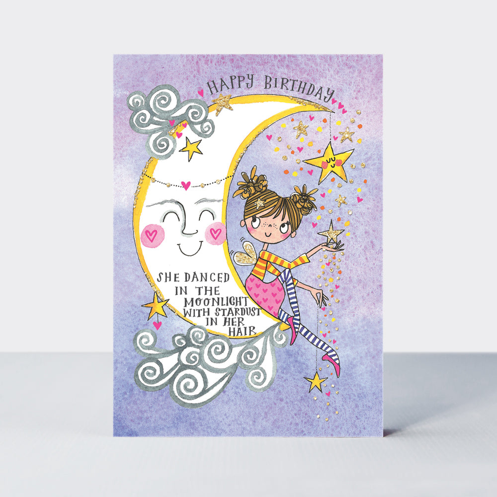 Moondance - Happy Birthday/She Danced In The Moonlight Card