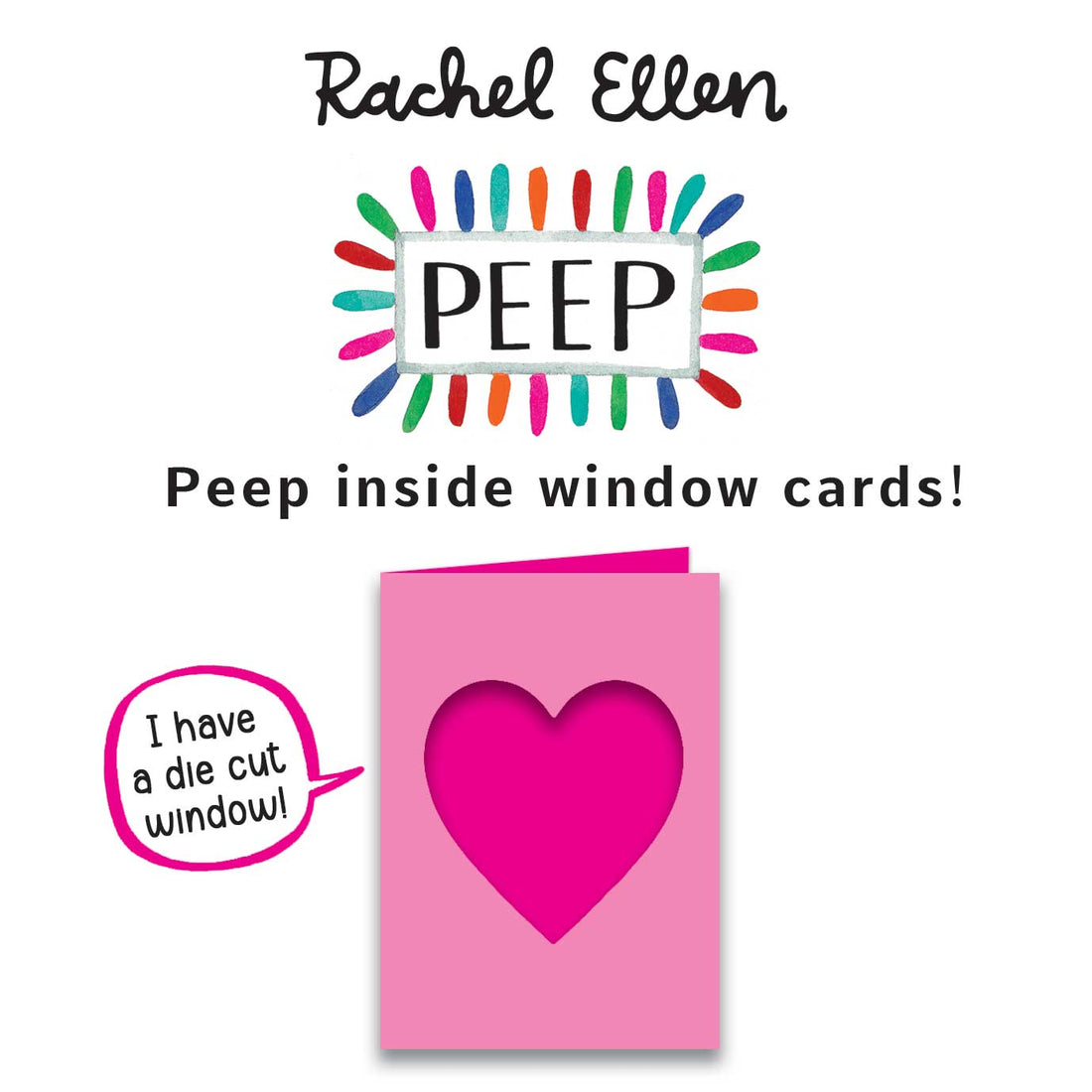 Peep - Welcome Baby Girl Card/Rabbit