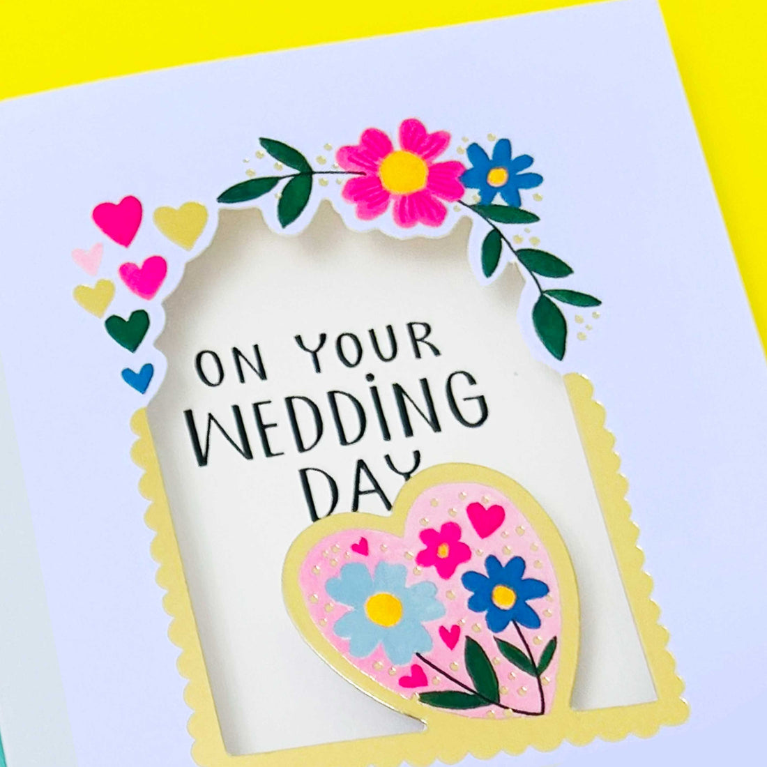 Peep - On Your Wedding Day Card/Heart
