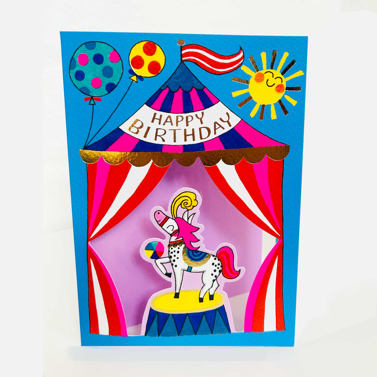 Peep - Happy Birthday Card/Big Top