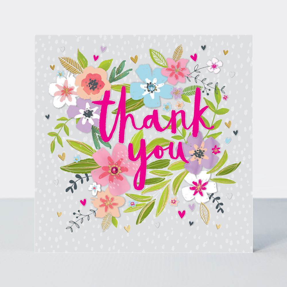 Peony - Thank You Card