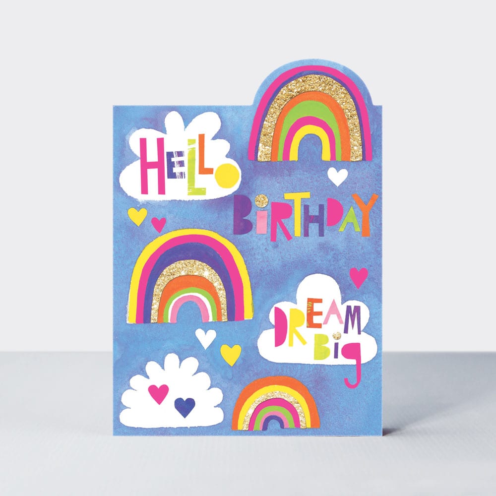 POW WOW - Hello birthday dream big - Birthday Card
