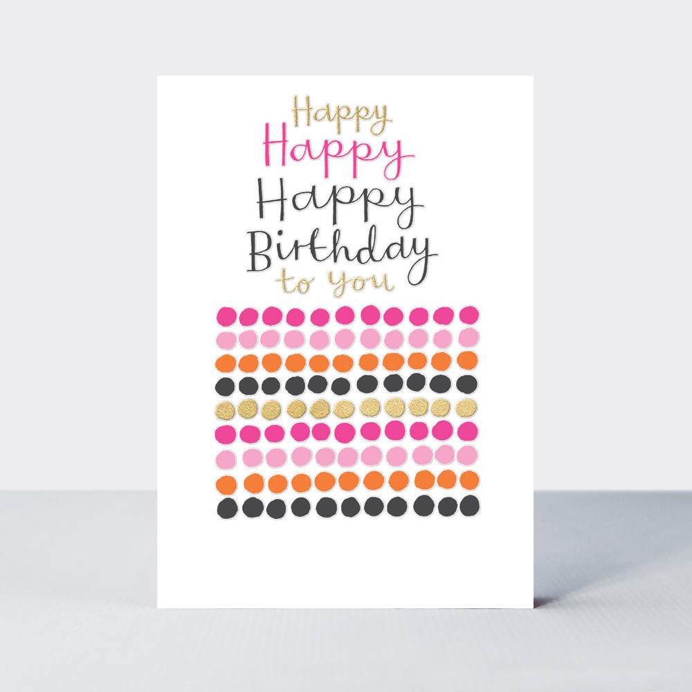 Aurora - Happy Happy Happy Birthday To You - Birthday Card