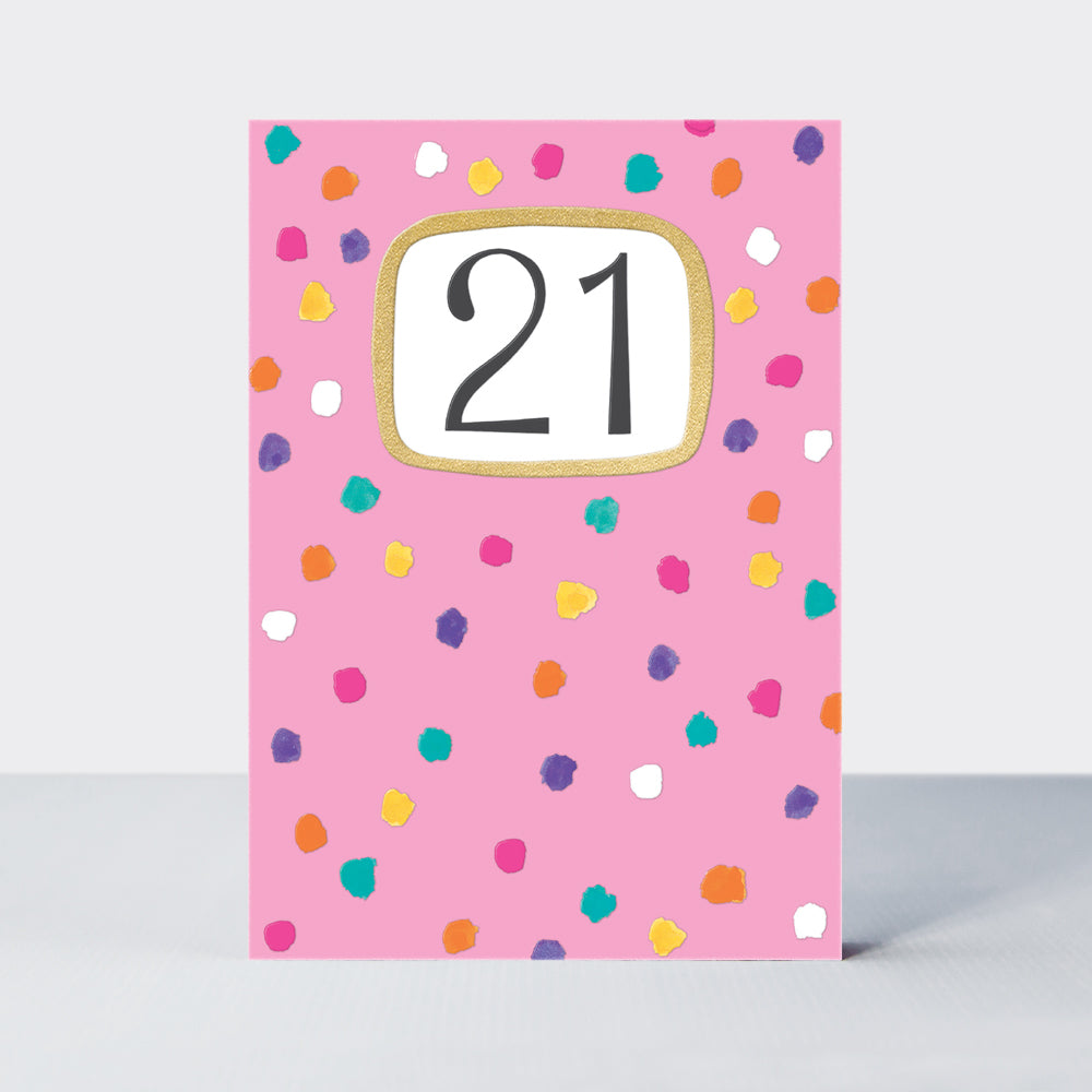 Aurora - 21st Birthday - Birthday Card