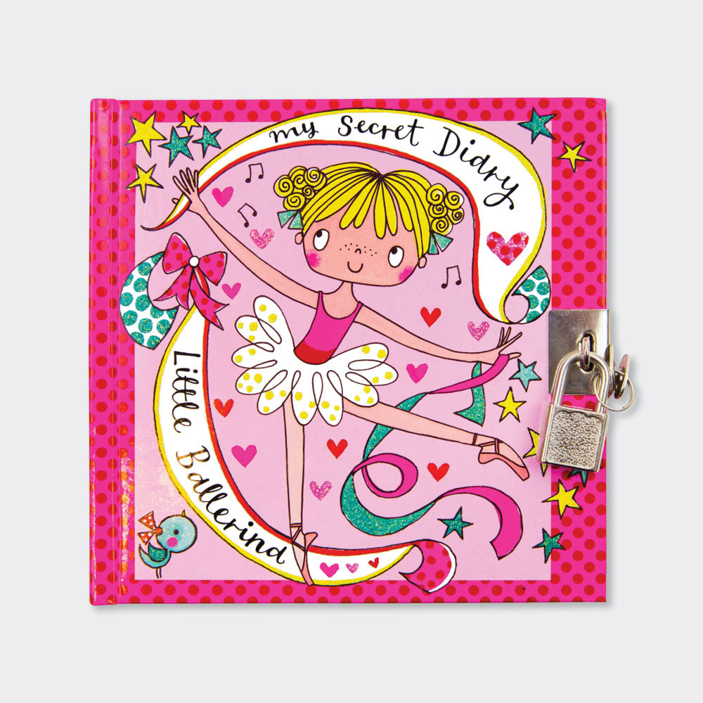 Lockable Secret Diary - Little Ballerina