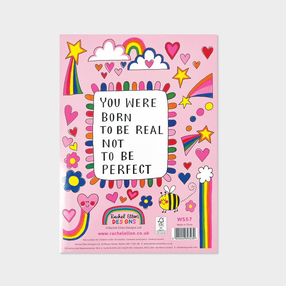 Letter Writing Set - Unicorns, Rainbows & Bees/Just Be Yourself