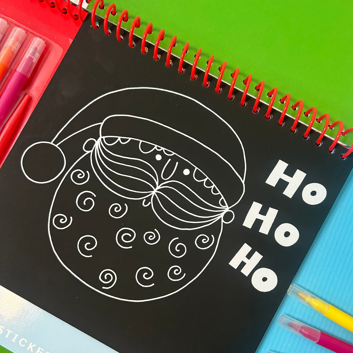 Christmas Activity Book with Scratch Art & Stickers