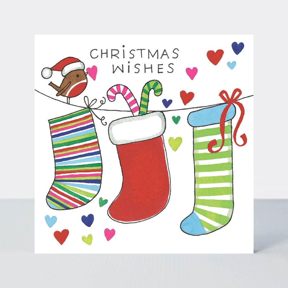 Christmas Cube - Trees & Stockings - Box of 20 Cards