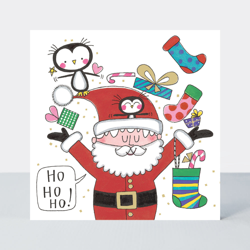 Christmas Cube - Santa, Snowmen & Reindeer - Box of 20 Cards