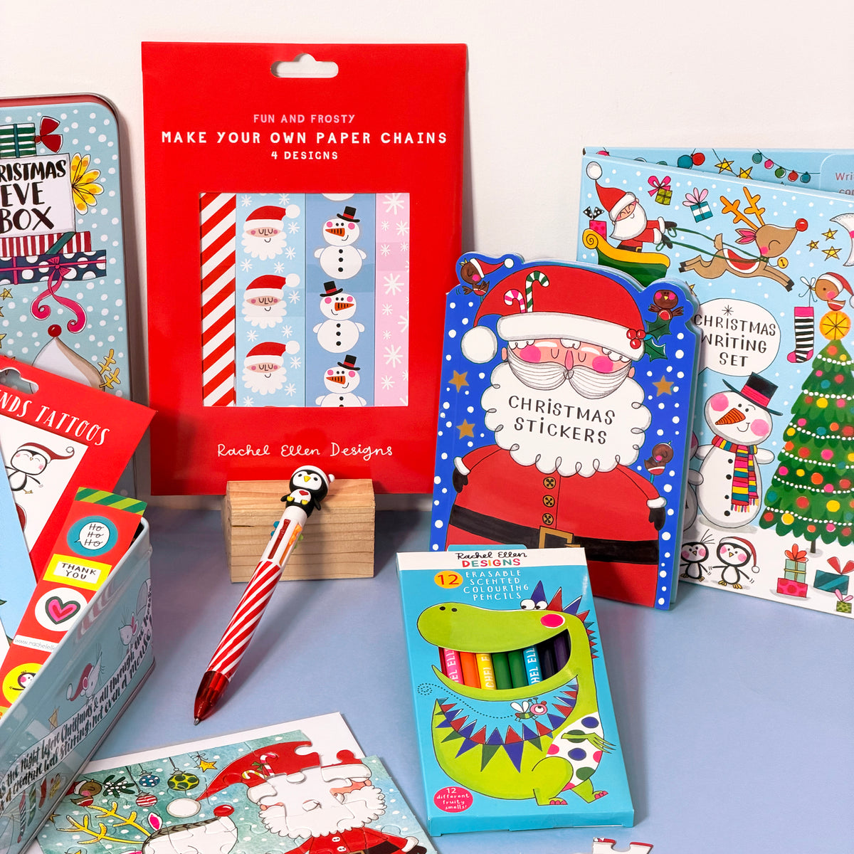 Christmas Eve Tin & Treats Bundle - Dinosaur