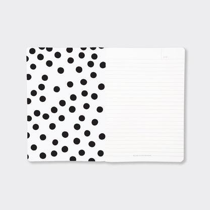 A5 Notebook - Notes Florals | Red &amp; Pink Design