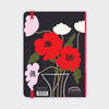 A5 Notebook - Notes Florals | Red & Pink Design