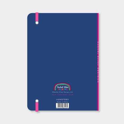 A5 Notebook - Scribbles Wordy | Colourful Design