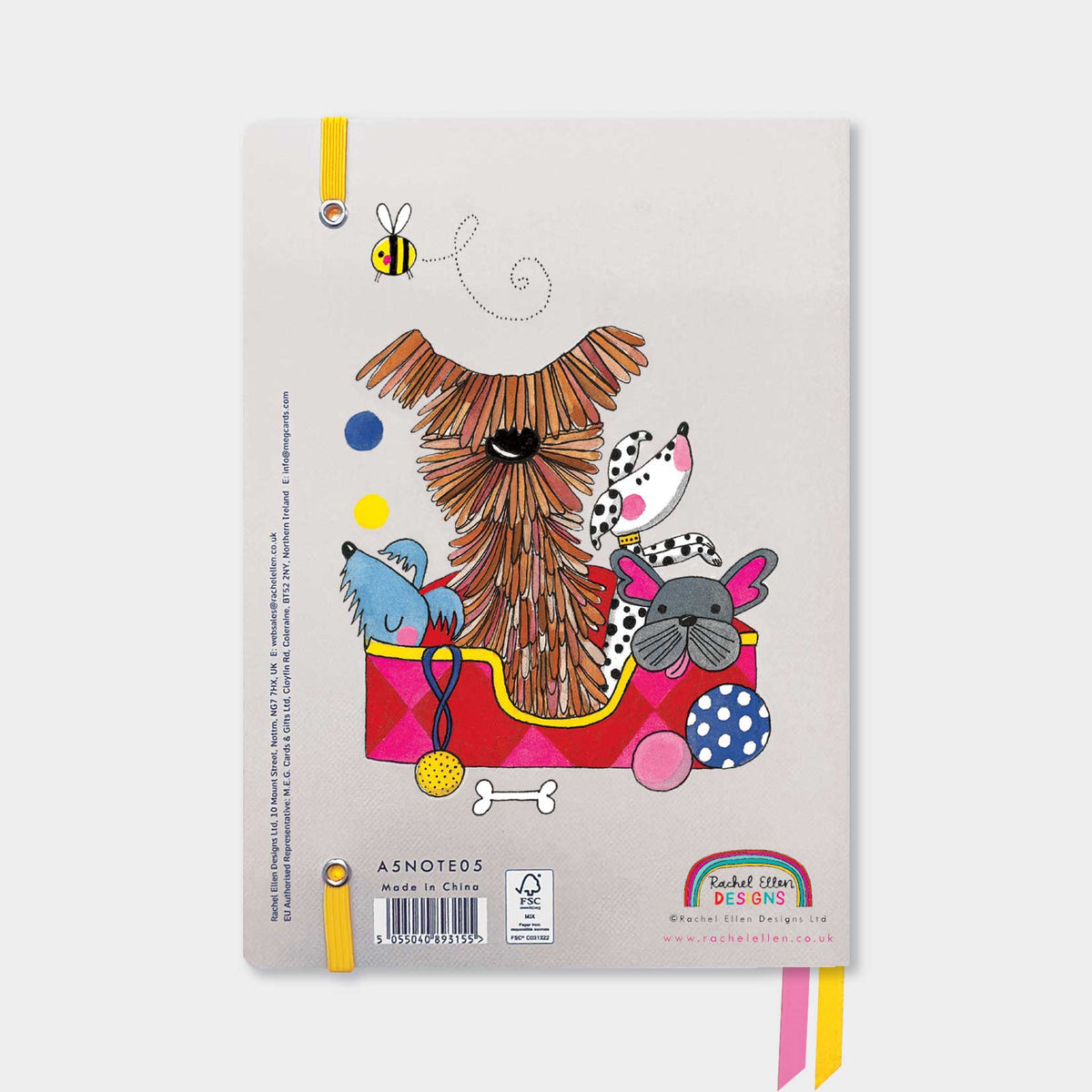 A5 Notebook - Living My Best Life! | Dogs Design