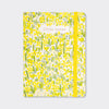 A6 Perfect Bound Notebook - Yellow Floral/Little Notes