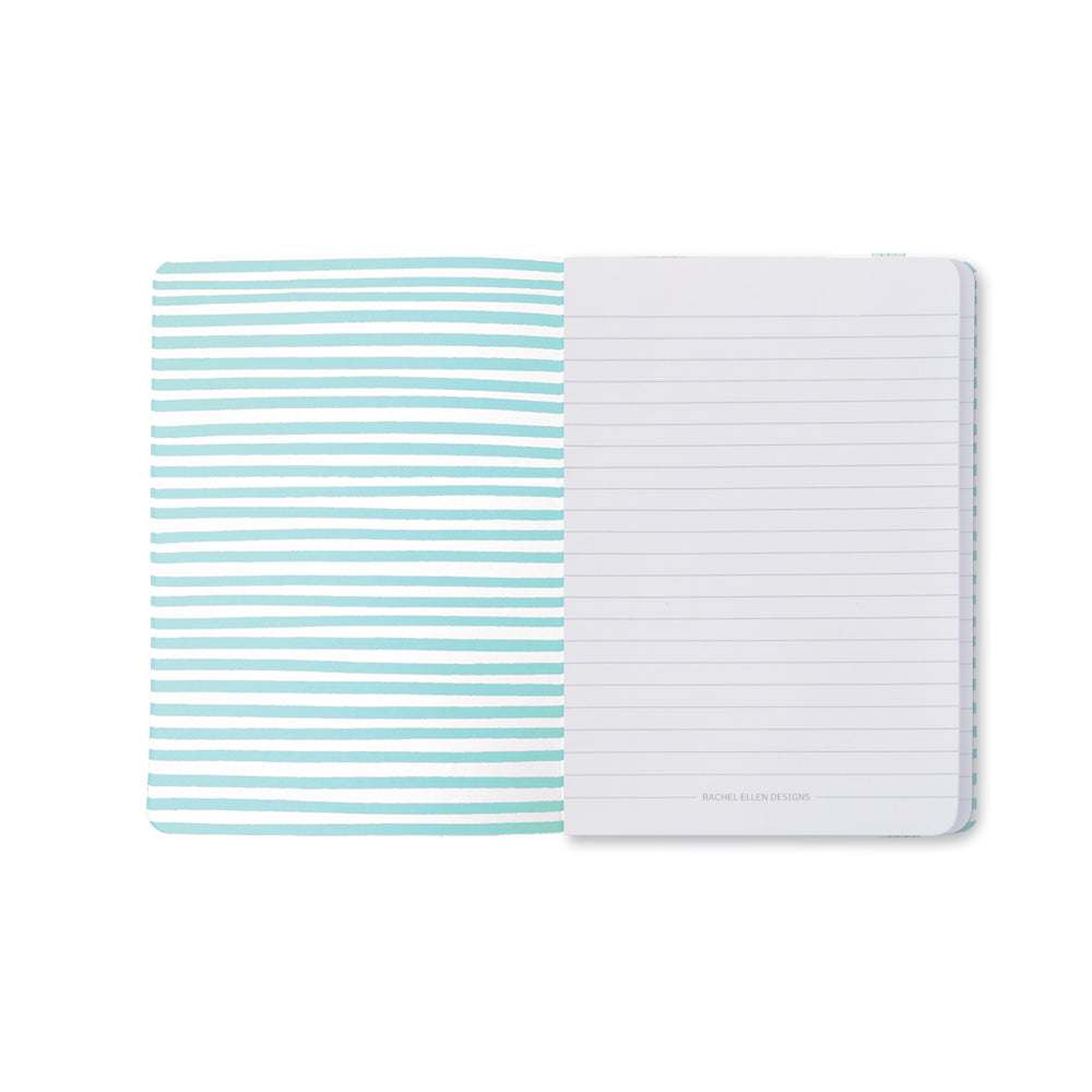A6 Perfect Bound Notebook - Pink Floral/Notes &amp; Thoughts