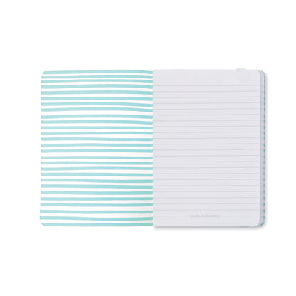 A6 Perfect Bound Notebook - Pink Floral/Notes &amp; Thoughts