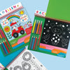Activity Book with Scratch Art & Stickers - On The Farm
