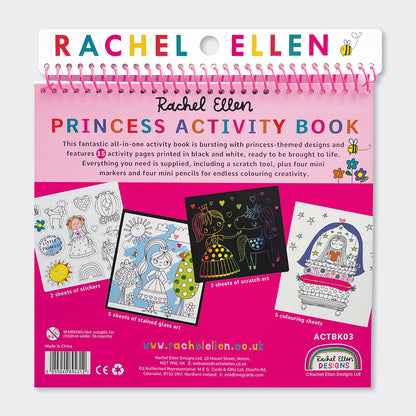 Activity Book with Scratch Art &amp; Stickers - Fairytale Princess