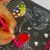 Activity Book with Scratch Art & Stickers - Fairytale Princess