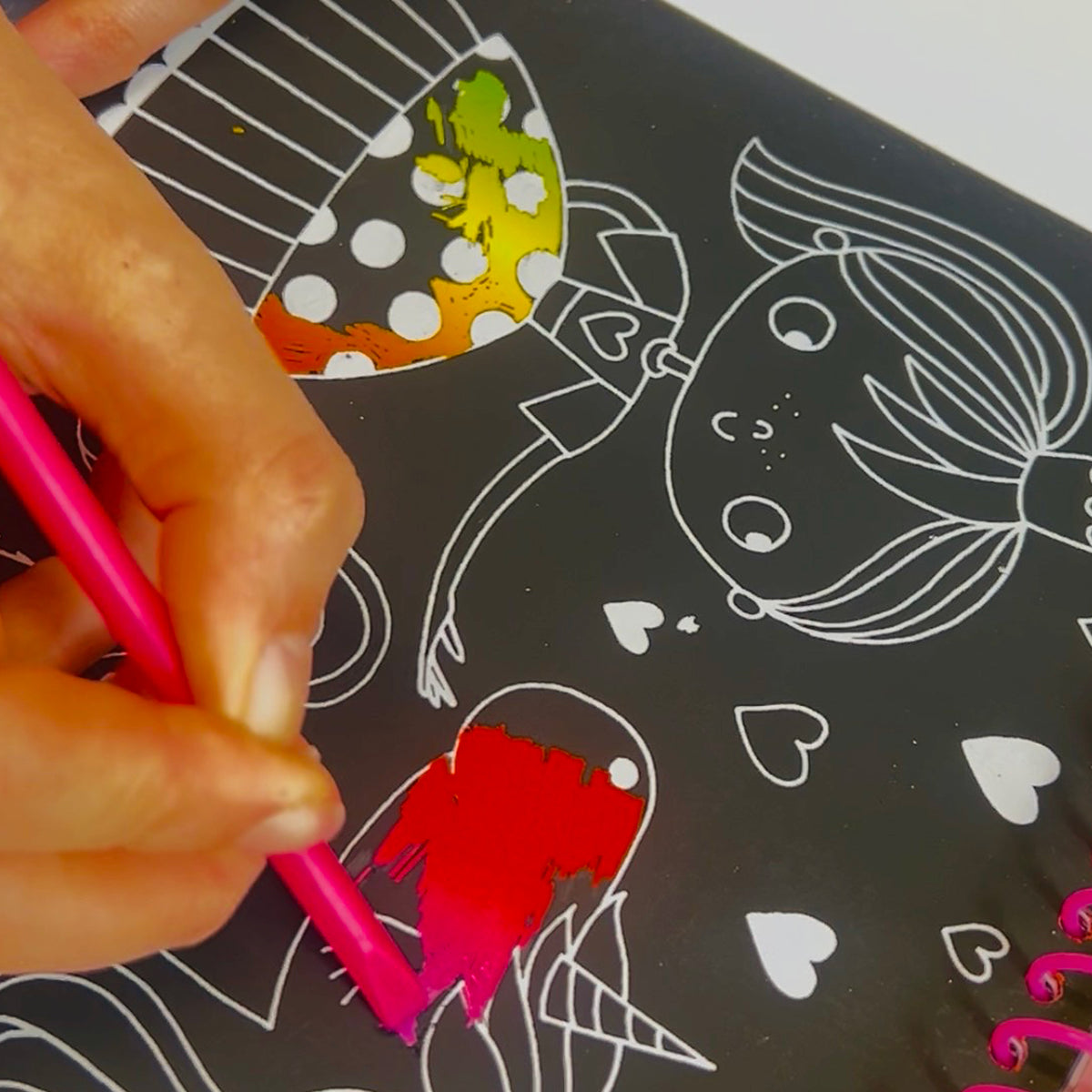 Activity Book with Scratch Art &amp; Stickers - Fairytale Princess