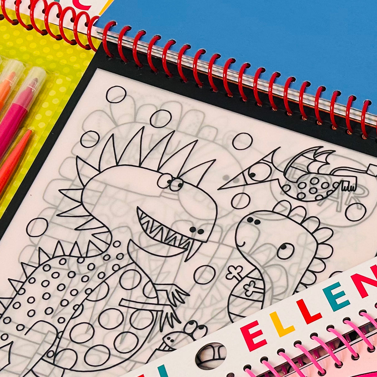 Activity Book with Scratch Art &amp; Stickers - Dinosaur