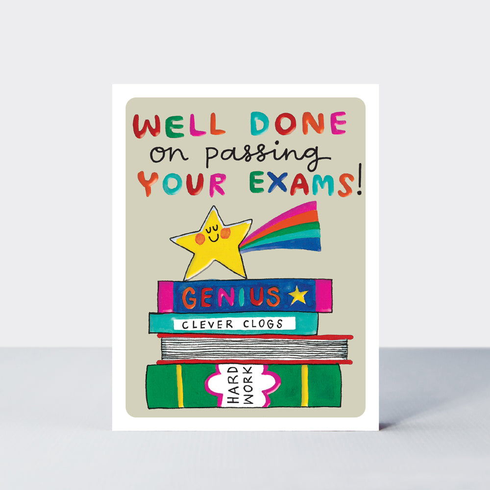 Academic Hey! - Well Done Exams Card Books &amp; Star