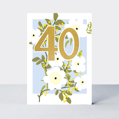 Belle - Age 40 Birthday Card